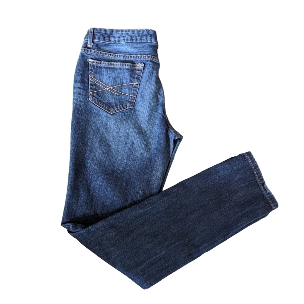 Woman's Aeropostale Bayla Skinny Fit Dark Wash Denim Jeans- Size 13/14 Long